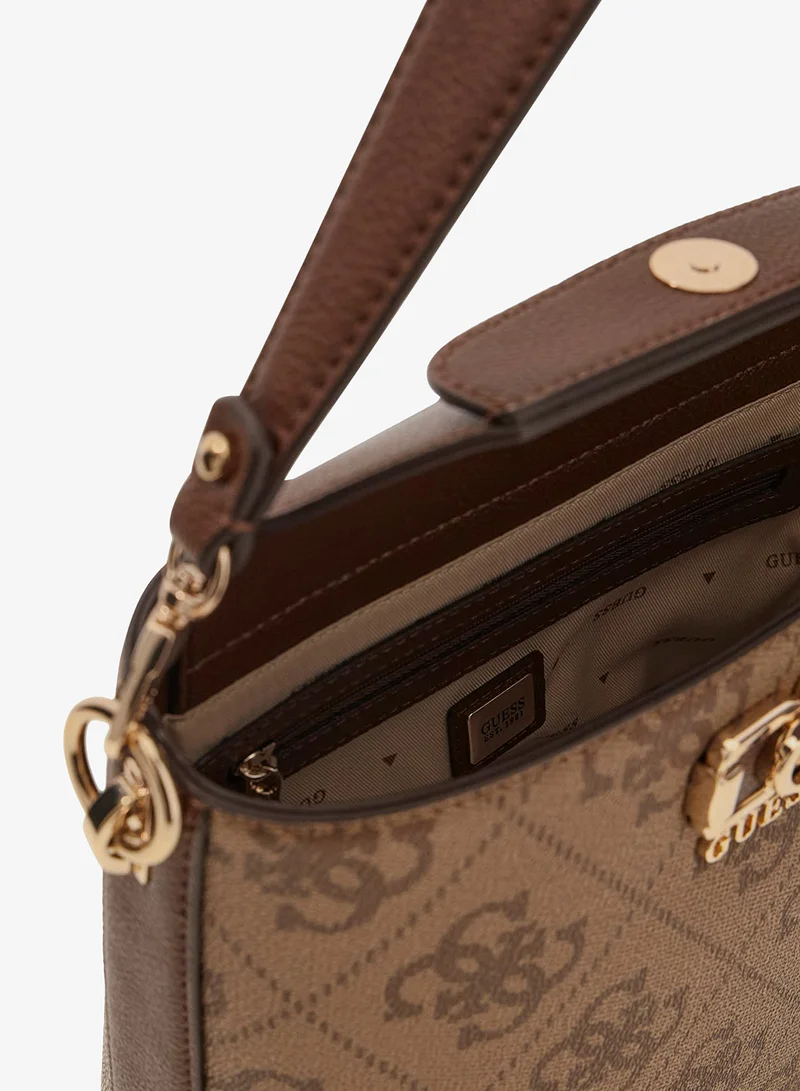 GUESS  Karnilla Monogram Bucket Bag for Women | Best Price UAE